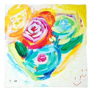 画像：シルクブレンドハンカチーフ